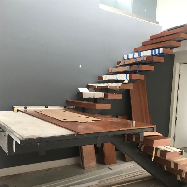 Custom Wood Treads for Staircases